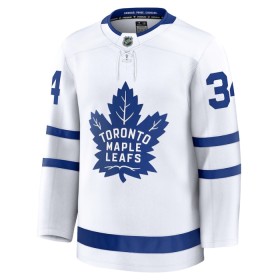 Män Ishockey Toronto Maple Leafs tröja Fanatics Premium Auston Matthews 2024-25 Vit Borta
